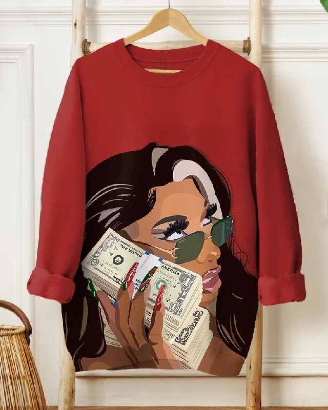 I Will Get More Money Crewneck Sweatshirt