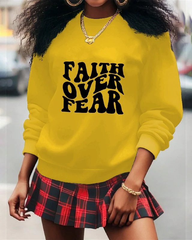 Faith Over Fear Crewneck Sweatshirt