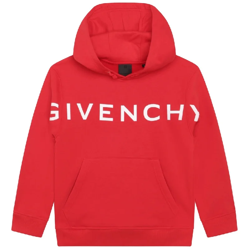 Red Logo Hoodie