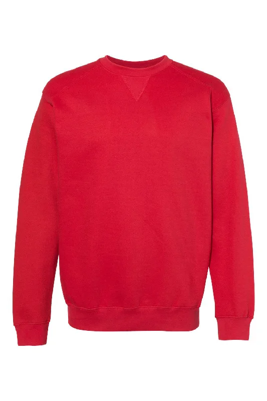 C2 Sport Mens Crewneck Sweatshirt - Red - Closeout