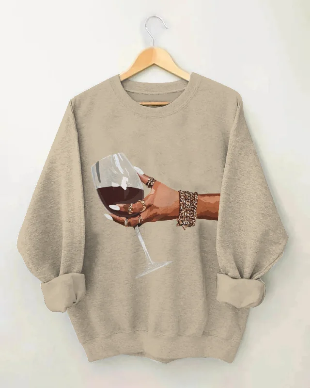 Wine Accessories Art Crewneck Sweatshirt