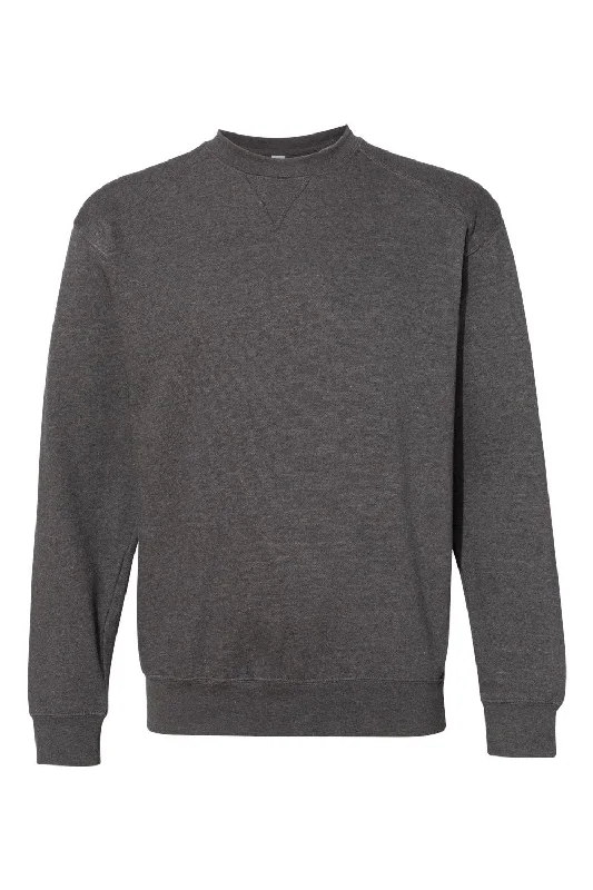 C2 Sport Mens Crewneck Sweatshirt - Charcoal Grey - Closeout