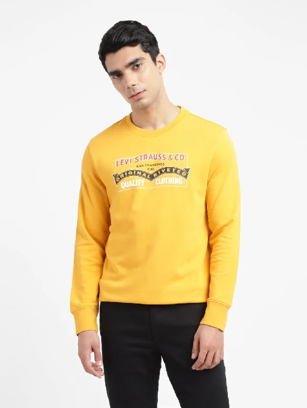 Men's Graphic Print Crew Neck Sweatshirt