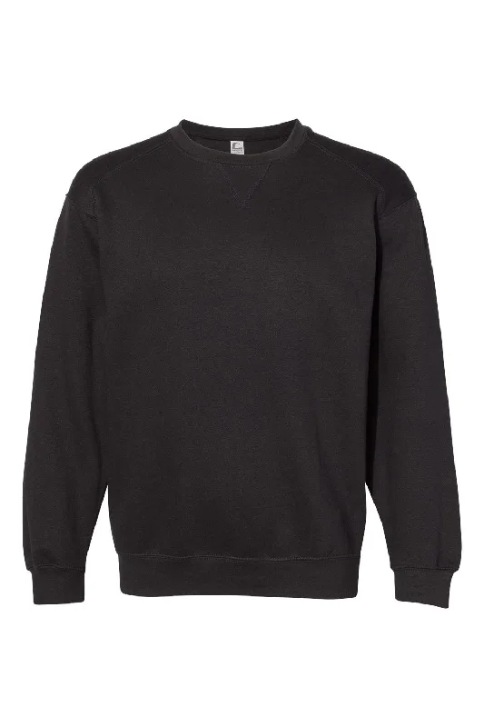 C2 Sport Mens Crewneck Sweatshirt - Black - Closeout