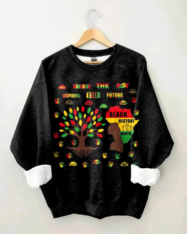 Black Together Black History Unisex Long Sleeve Sweatshirt