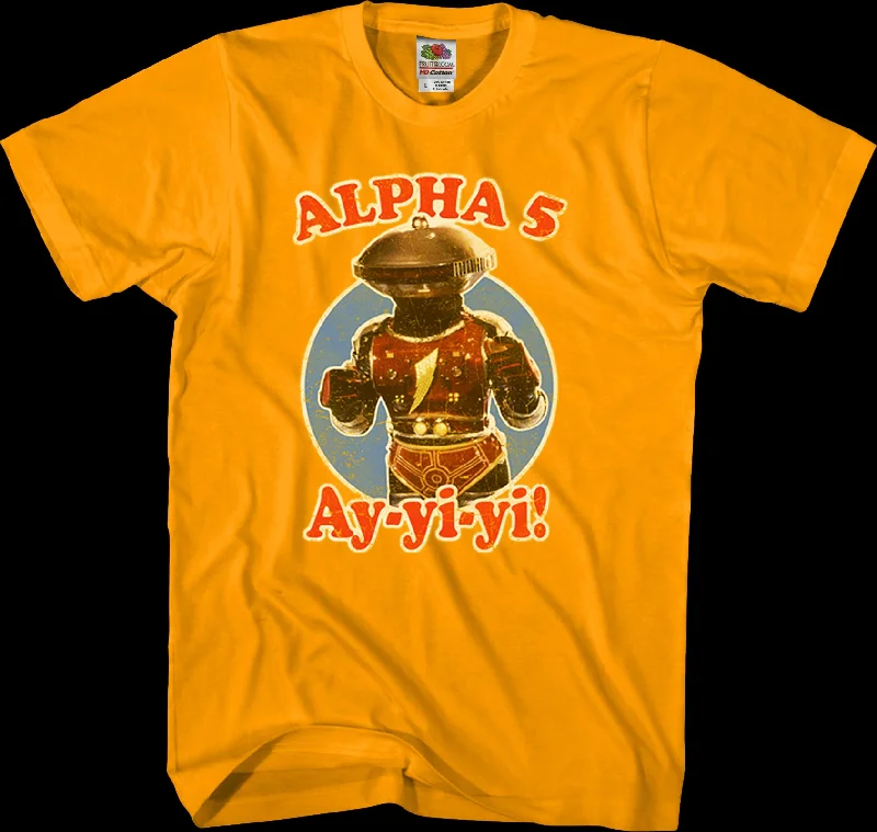 Alpha 5 Mighty Morphin Power Rangers T-Shirt