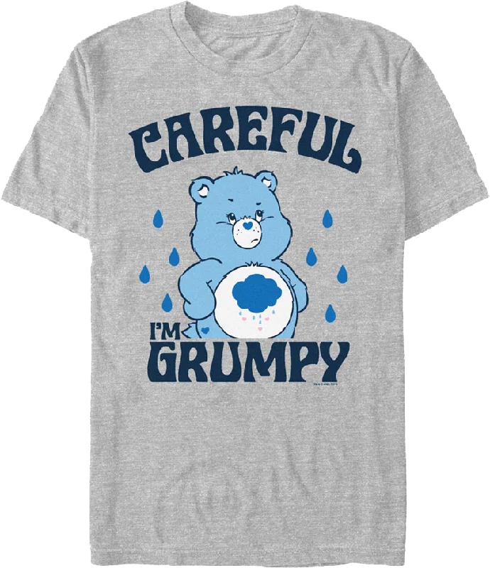 Grumpy Bear Careful Warning Care Bears T-Shirt