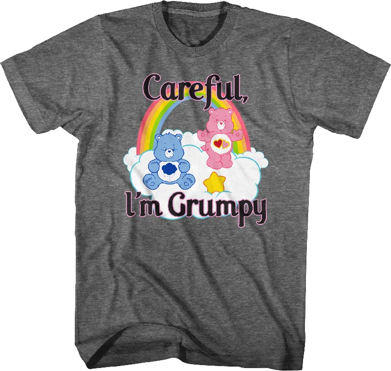 Careful I'm Grumpy Care Bears T-Shirt