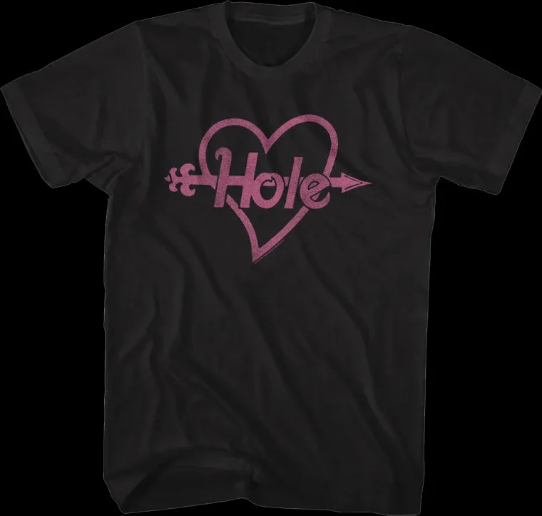 Heart & Arrow Logo Hole T-Shirt