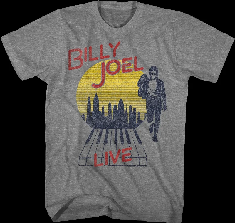 Live Silhouette Billy Joel T-Shirt