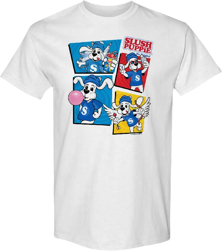 Chilly Dog Collage Slush Puppie T-Shirt