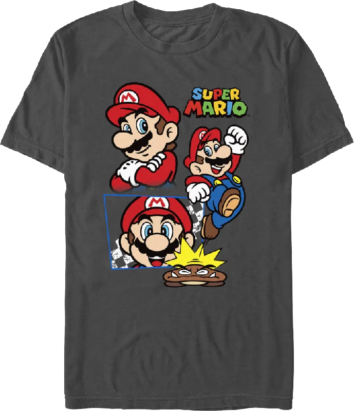 Super Mario Poses Collage Nintendo T-Shirt