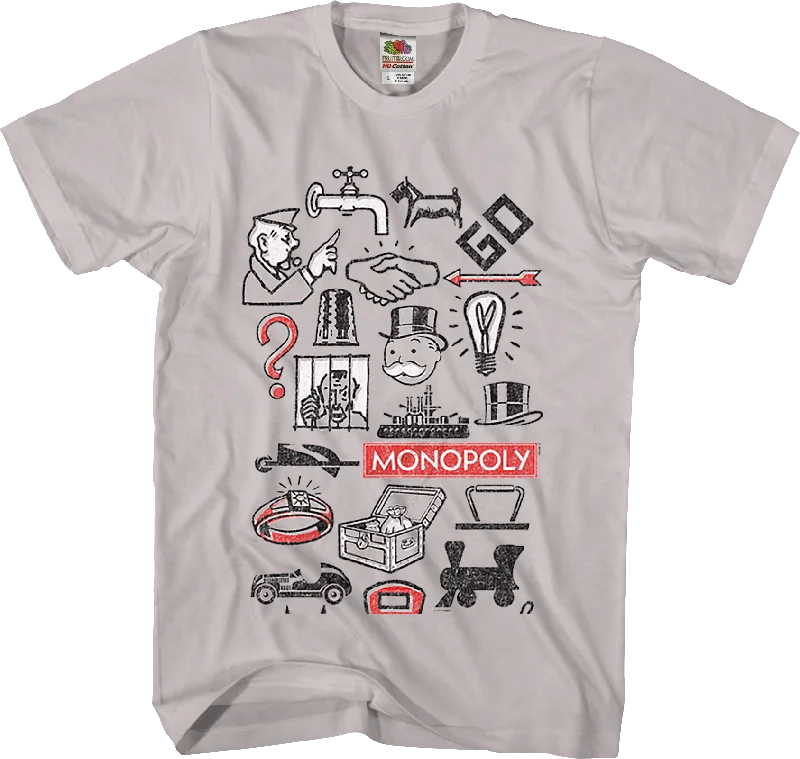 Icons Monopoly T-Shirt