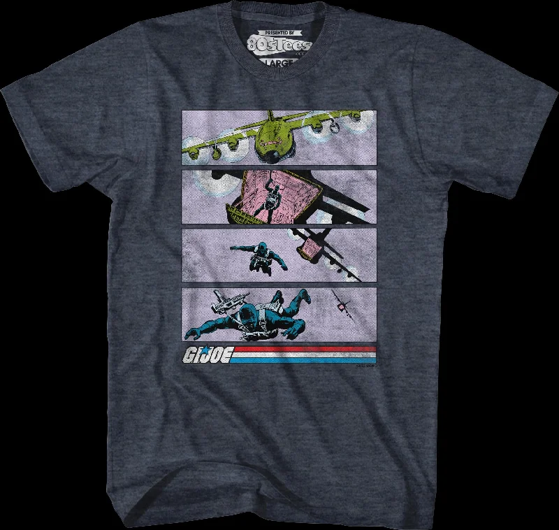 Snake Eyes Dropping In GI Joe T-Shirt