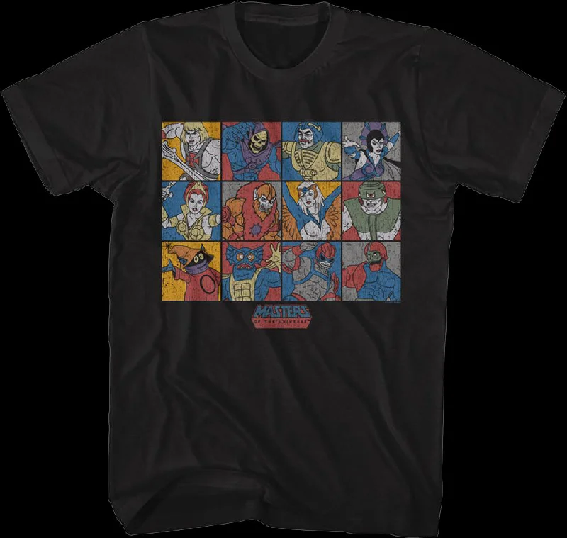 Character Panels Masters of the Universe T-Shirt