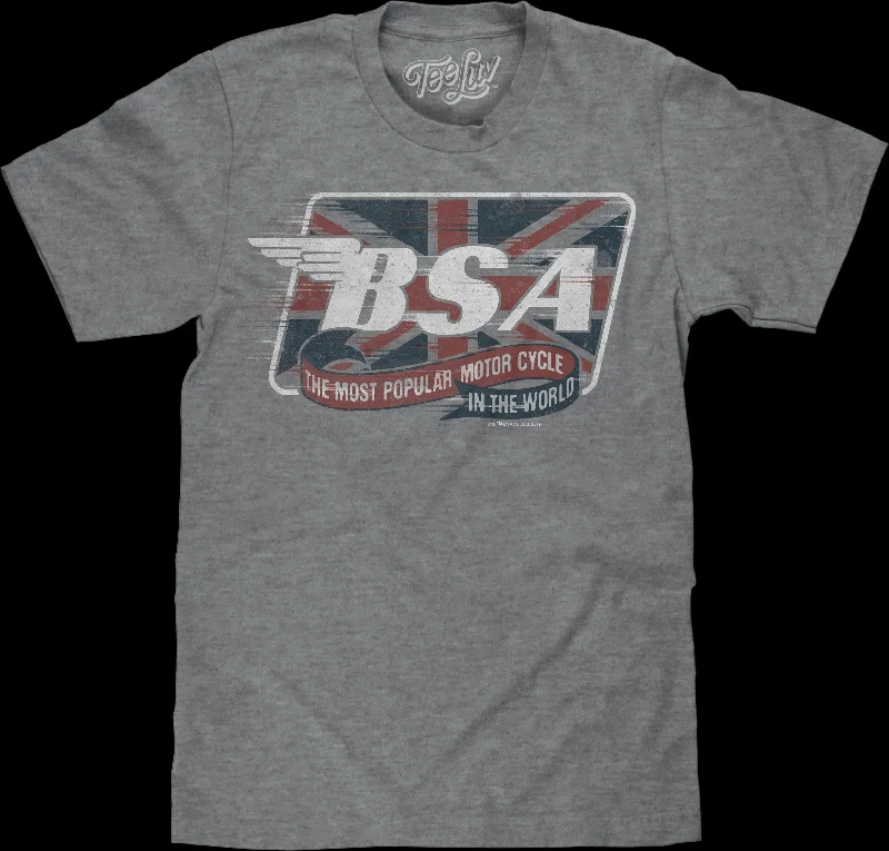 Union Jack Logo BSA T-Shirt