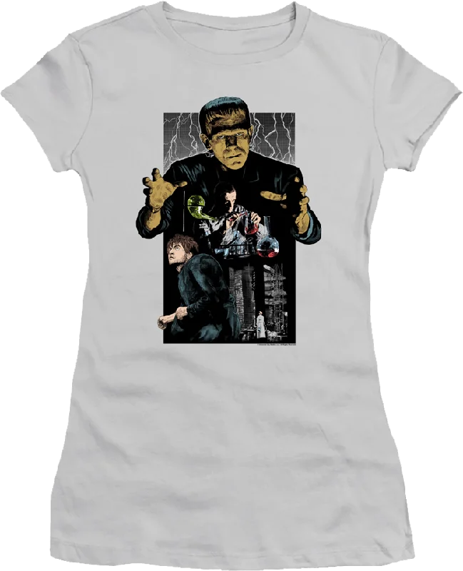 Ladies Collage Frankenstein Shirt