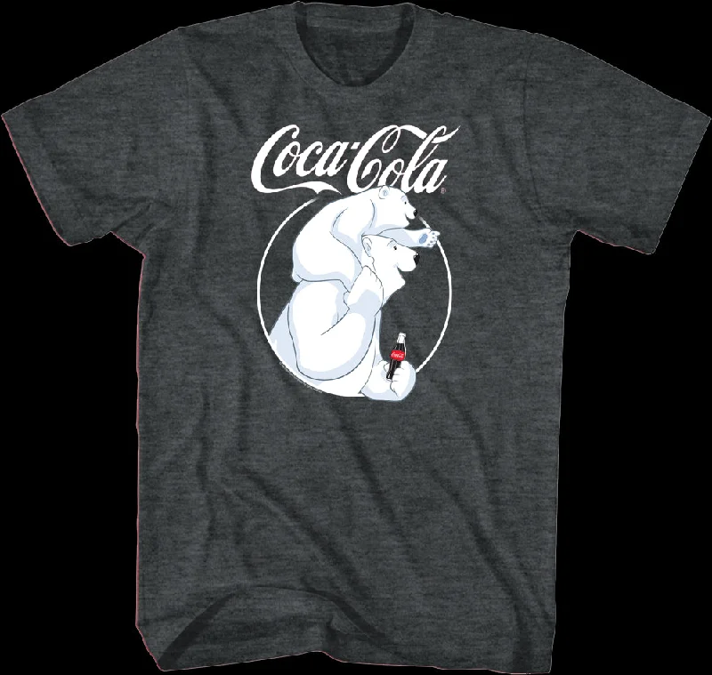 Piggyback Polar Bears Coca-Cola T-Shirt