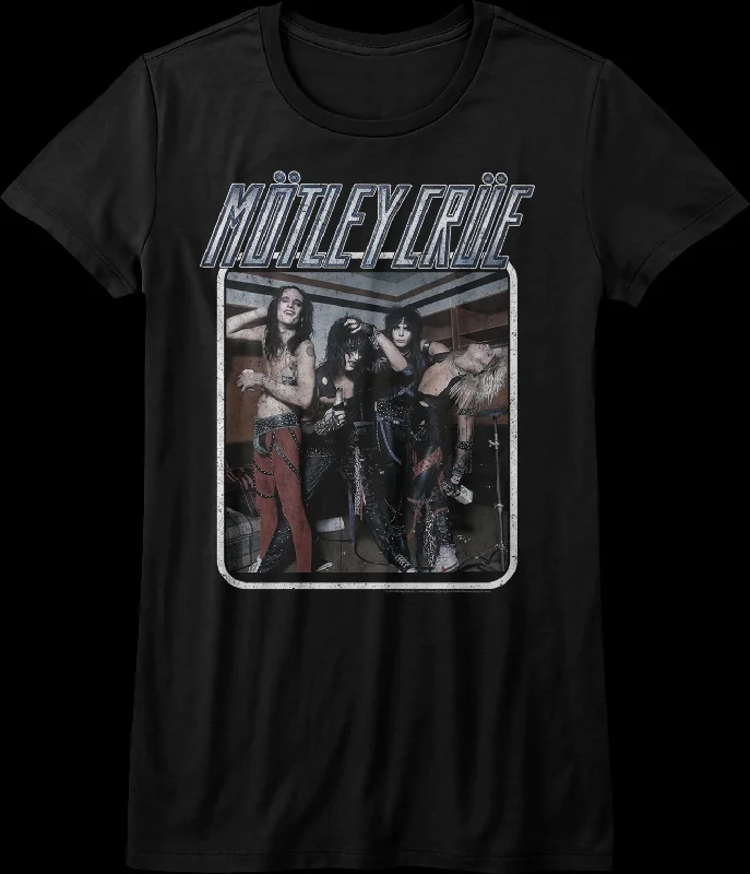 Ladies Group Photo Motley Crue Shirt