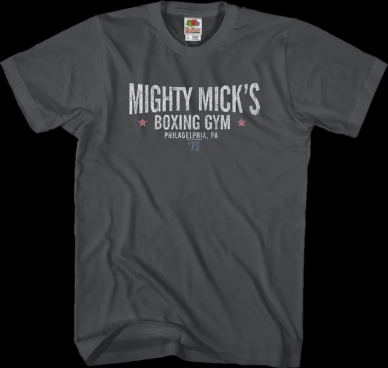 Distressed Mighty Mick's Boxing Gym Rocky T-Shirt