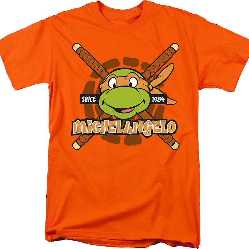 Orange Michelangelo Since 1984 Teenage Mutant Ninja Turtles T-Shirt