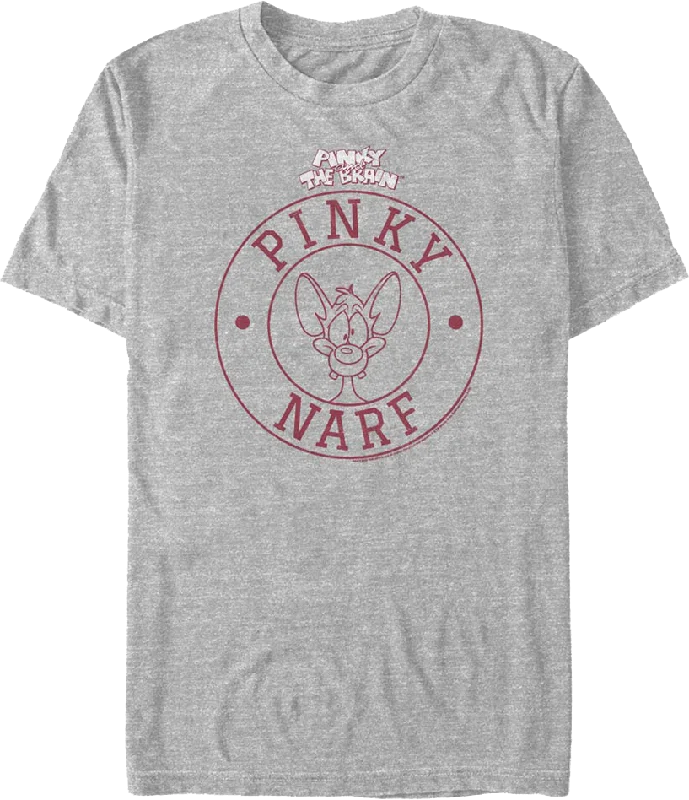 Narf Circle Pinky and the Brain T-Shirt