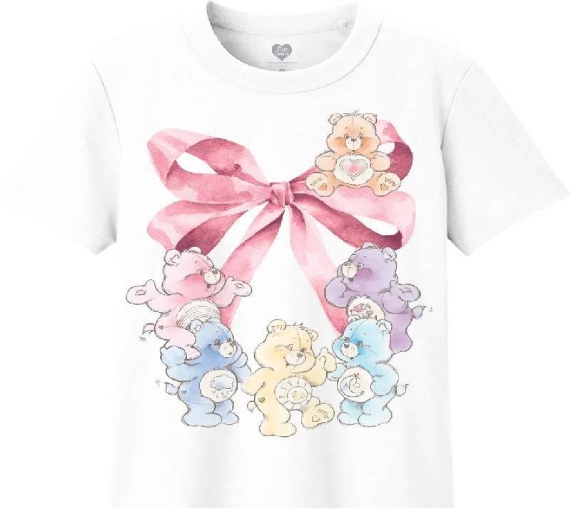 Vintage Bow Care Bears Crop Top