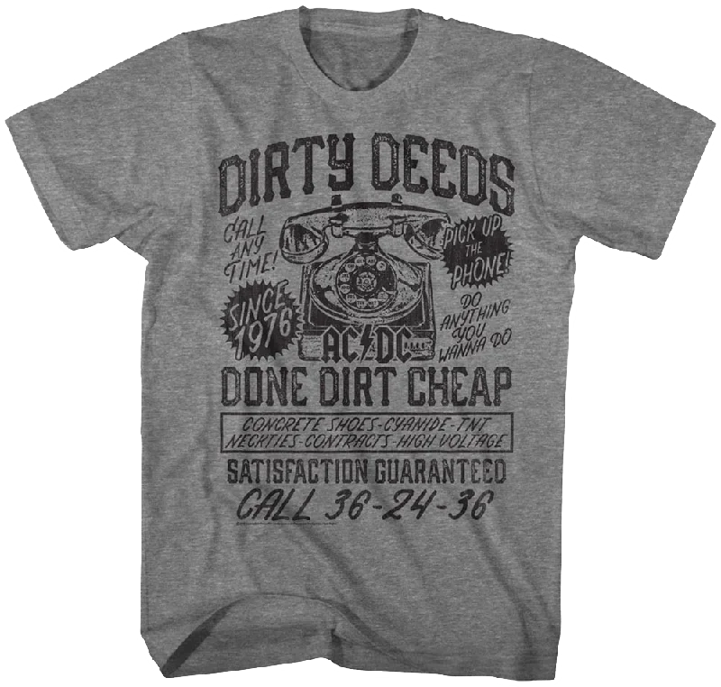 Dirty Deeds ACDC T-Shirt