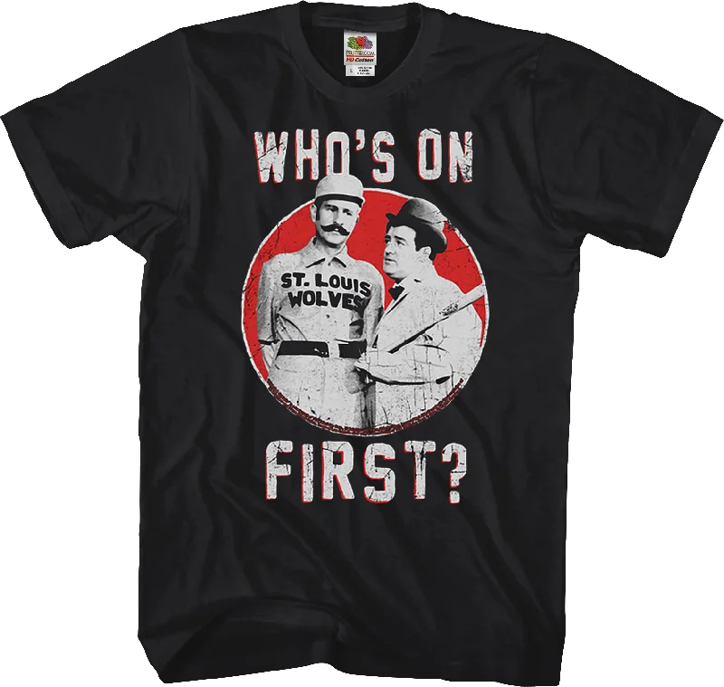 Who's On First Abbott And Costello T-Shirt