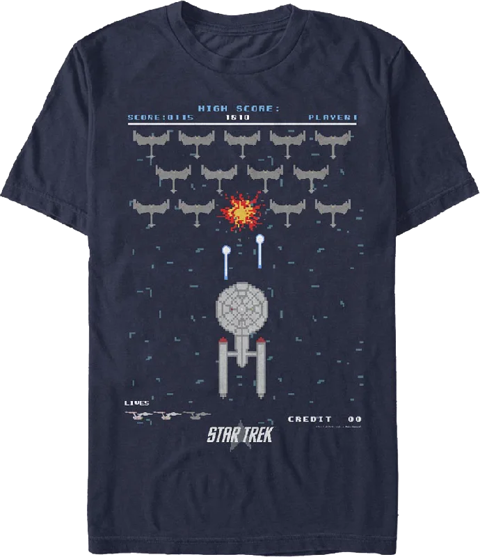 Enterprise Invaders Star Trek T-Shirt