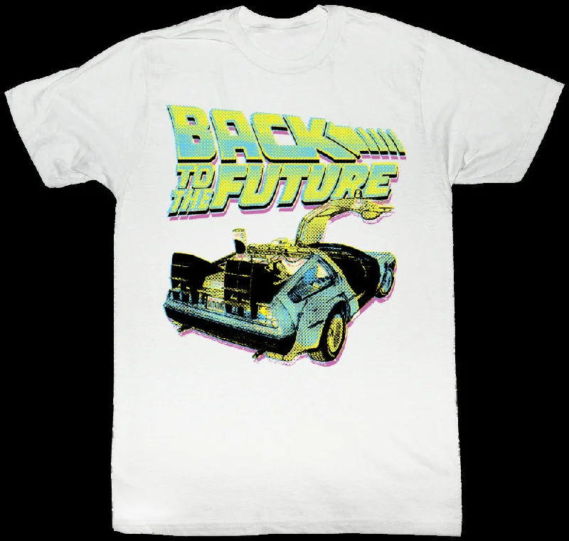 Neon Back To The Future T-Shirt