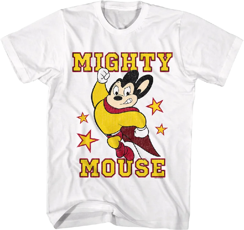 Vintage Hero Pose Mighty Mouse T-Shirt