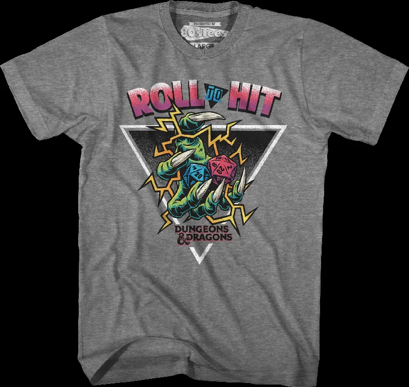 Roll To Hit Dungeons & Dragons T-Shirt