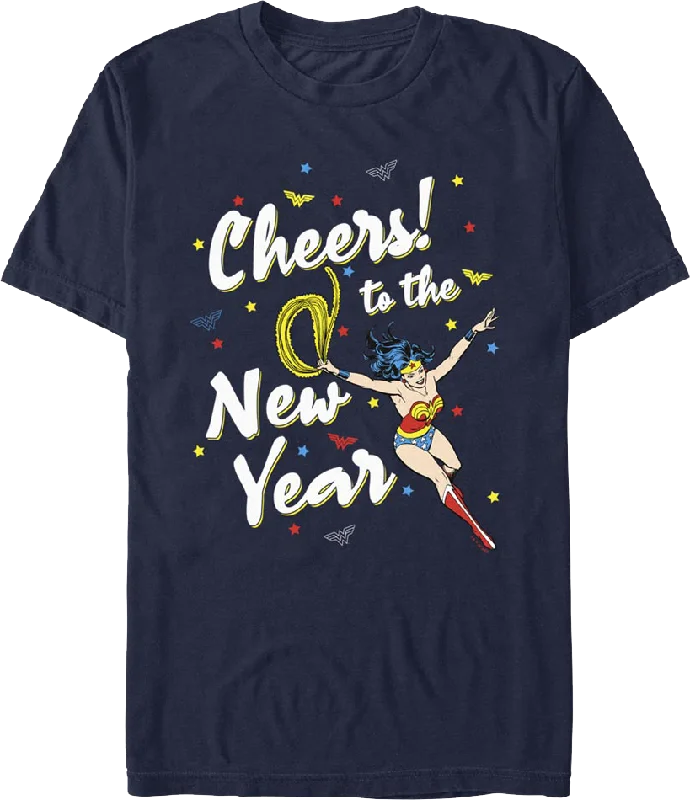 Cheers to the New Year Wonder Woman DC Comics T-Shirt