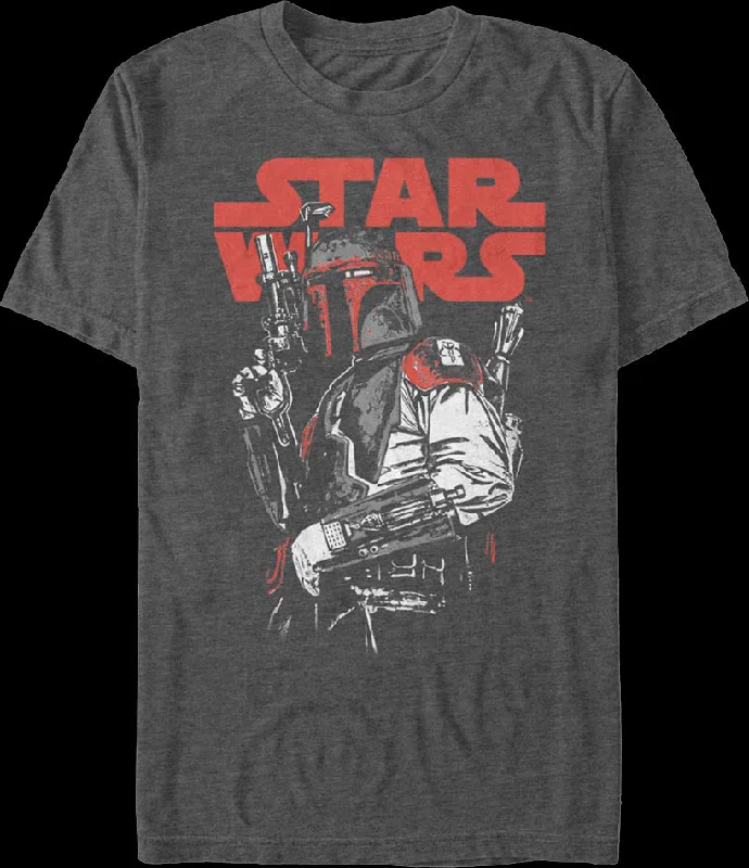 Boba Fett Legendary Bounty Hunter Star Wars T-Shirt