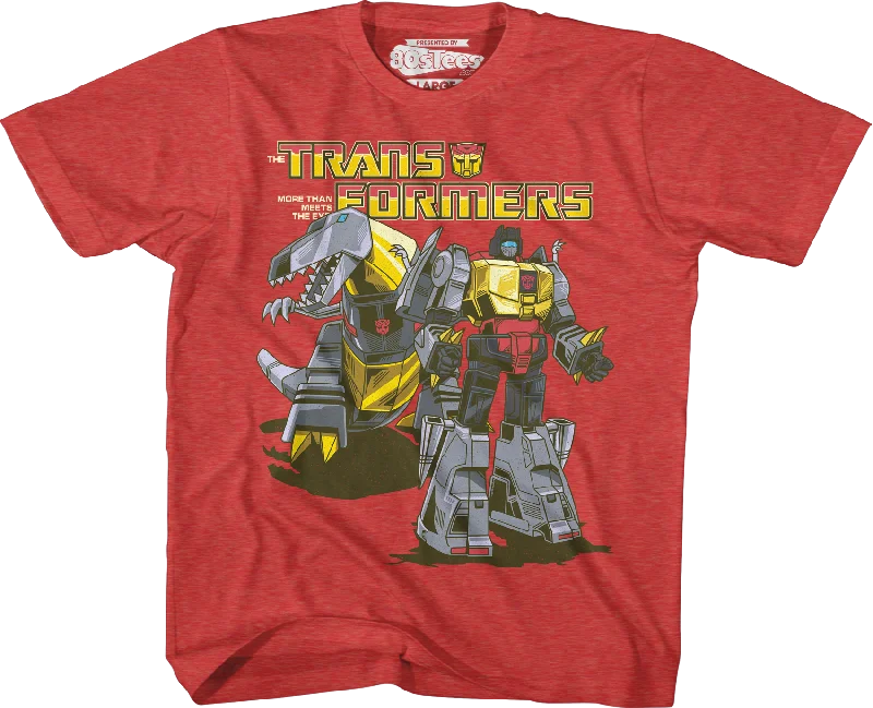 Boys Retro Grimlock Transformers Shirt