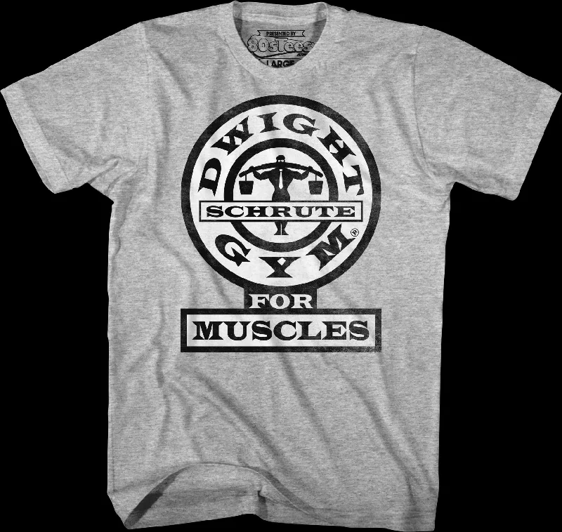 Dwight Schrute Gym For Muscles The Office T-Shirt