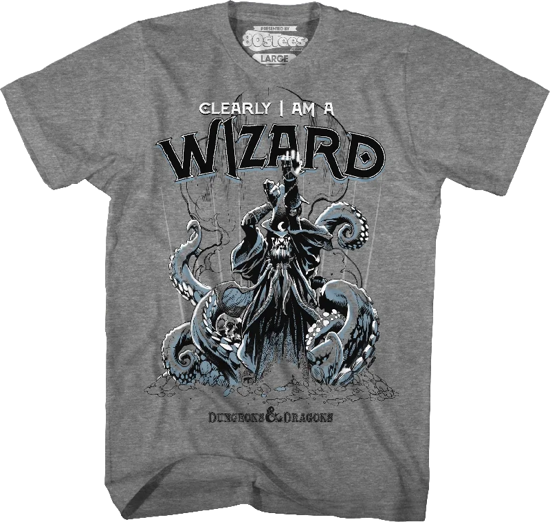 Clearly I Am A Wizard Dungeons & Dragons T-Shirt