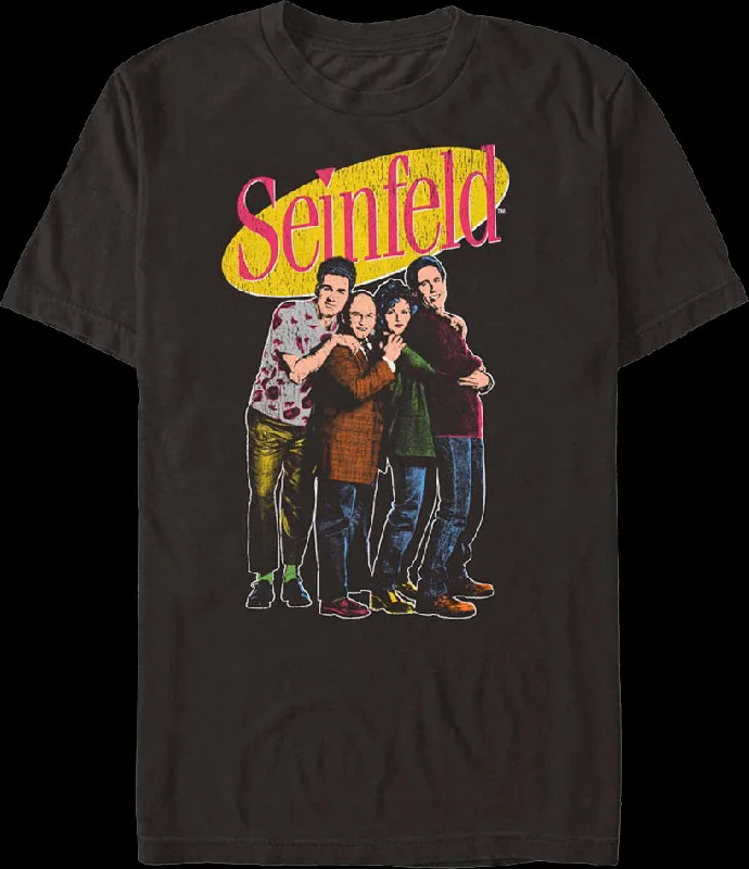 Vintage Cast Photo Seinfeld T-Shirt