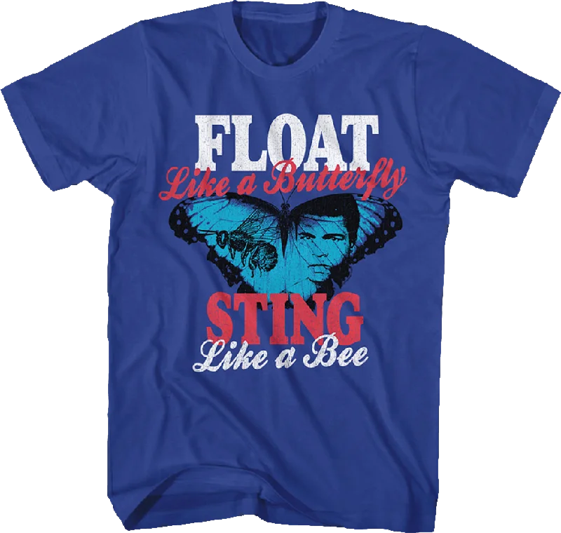 Vintage Float Like A Butterfly Sting Like A Bee Muhammad Ali T-Shirt