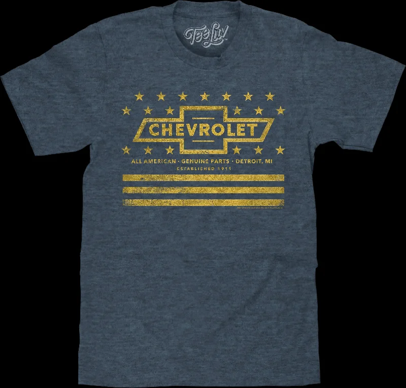 Distressed Stars Chevrolet T-Shirt