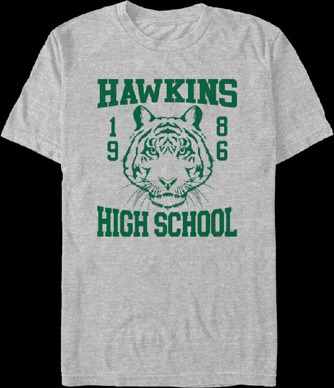 Hawkins High School Tigers 1986 Stranger Things T-Shirt