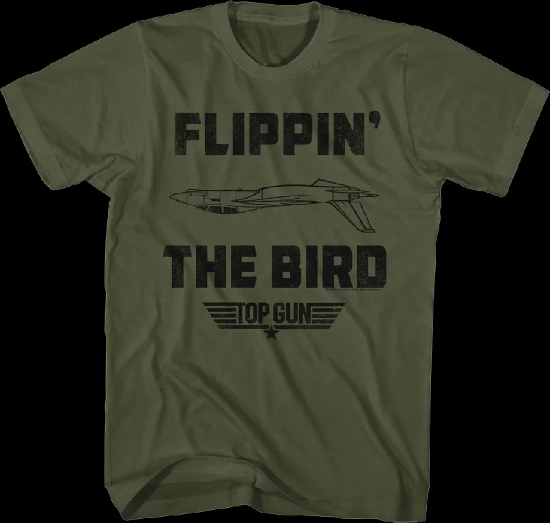 Flippin' The Bird Top Gun T-Shirt