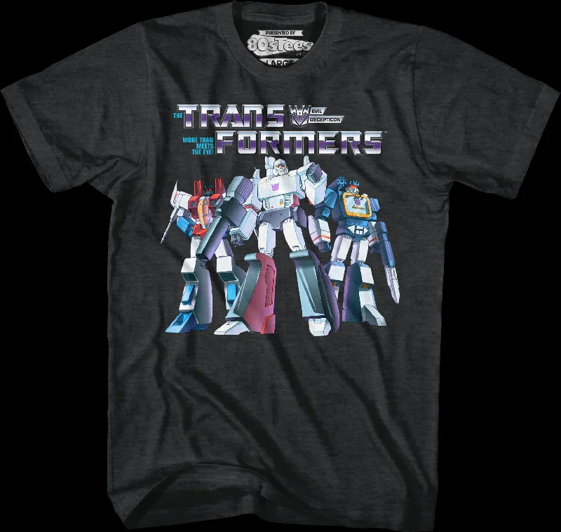 Decepticons Triple Threat Transformers T-Shirt