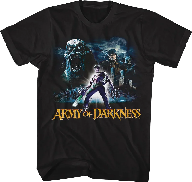 Night Sky Collage Army Of Darkness T-Shirt