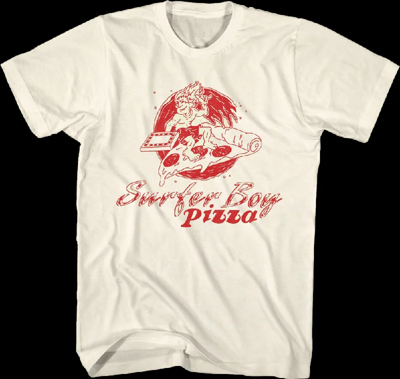 Surfer Boy Pizza Stranger Things T-Shirt