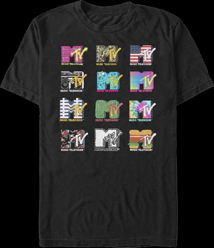 Dozen Logos MTV Shirt