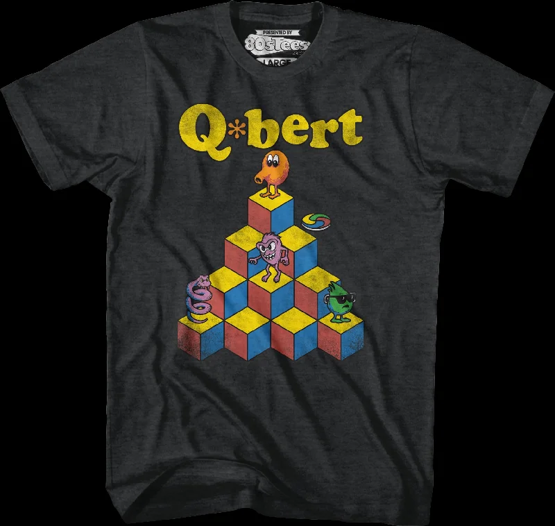 Pyramid Q-Bert T-Shirt