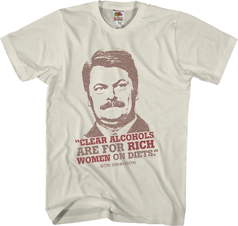 Clear Alcohols Parks and Recreation T-Shirt