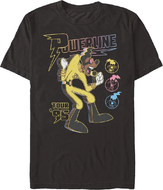 Powerline Tour '95 Goofy Movie Disney T-Shirt